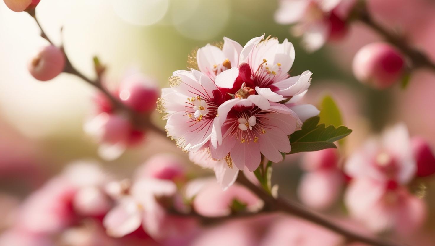 Fleurs de red chestnut